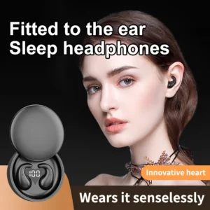 Bluetooth Earphones Small Earbuds Sleep Headset Sliding Cover