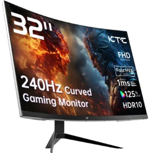 Curved Gaming Monitor, HDMI/DP/USB Ports
