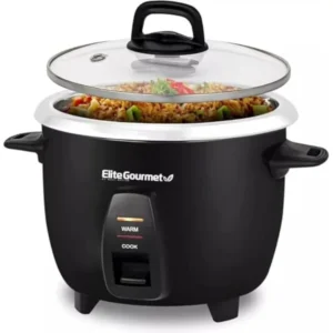 Electric Rice Cooker with Stainless Steel Inner Pot