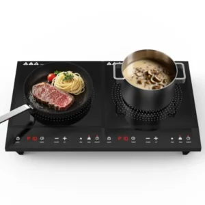 Induction Cooktop with 2 Burner Independent Control